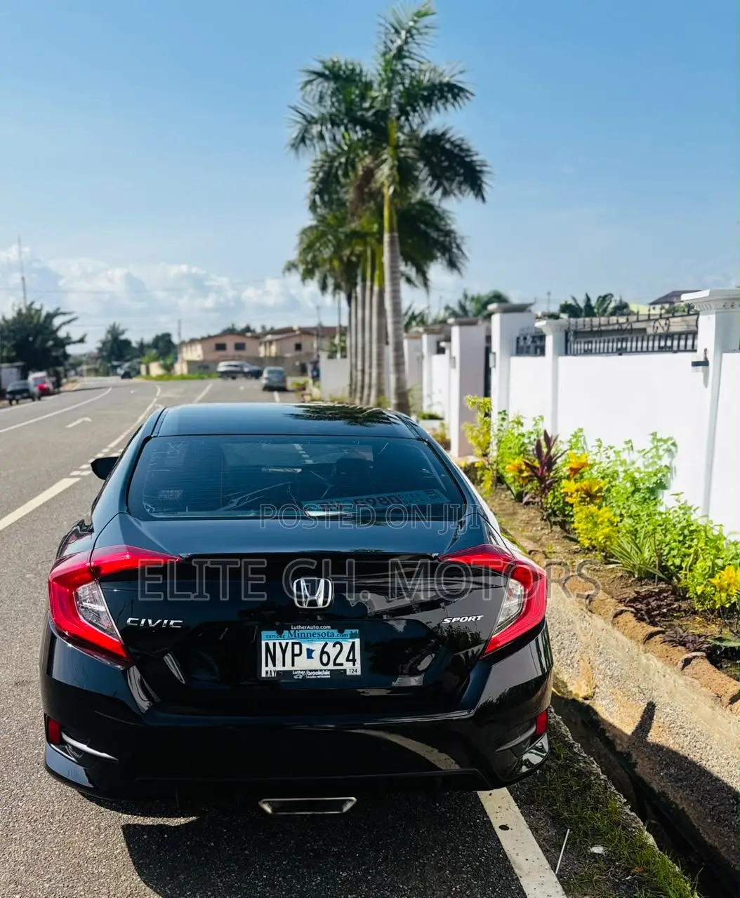 Honda Civic Sport Sedan 2020 Black