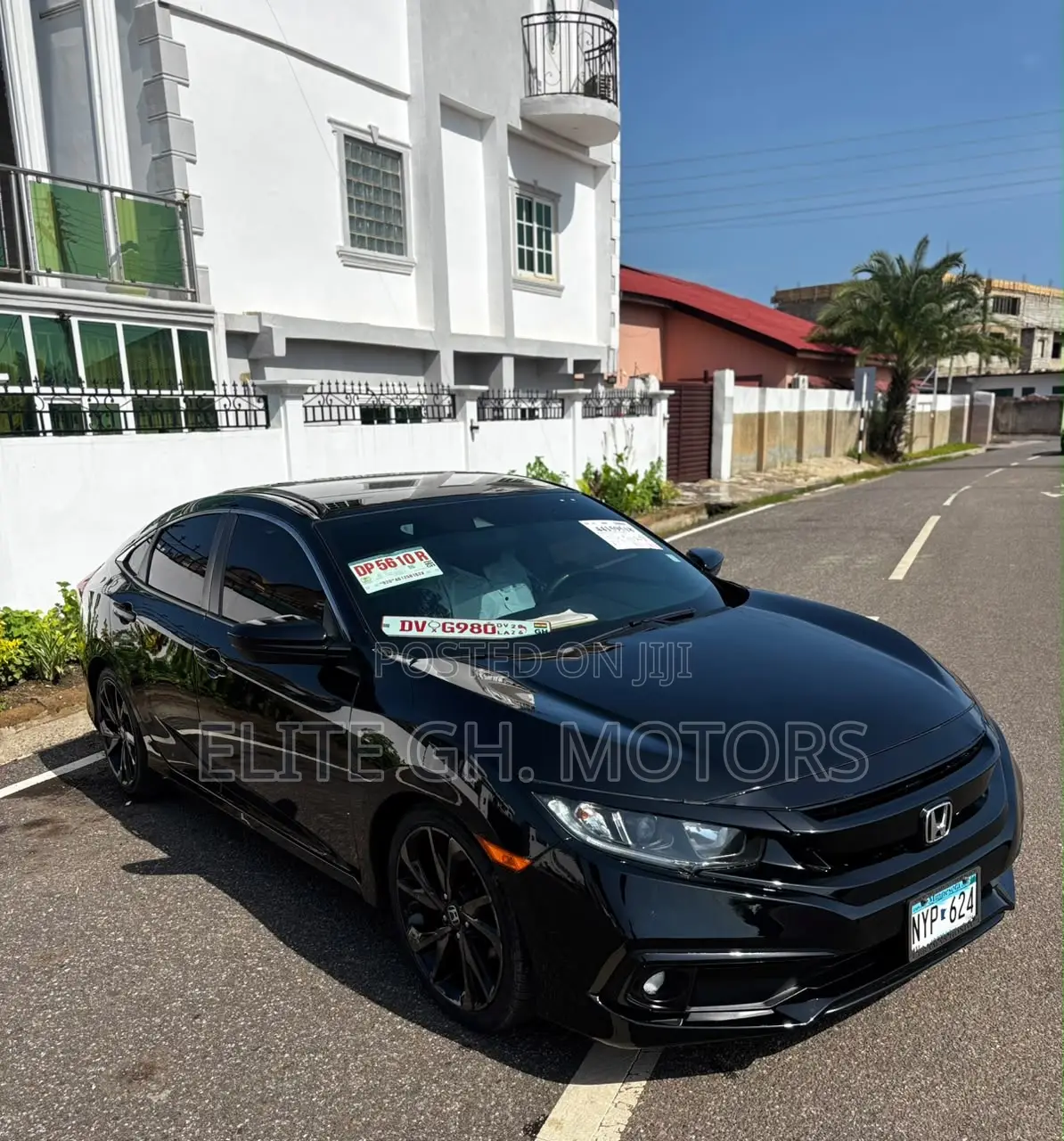 Honda Civic Sport Sedan 2020 Black