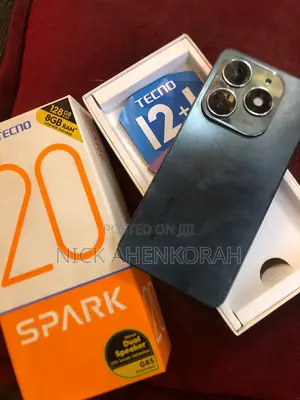 New Tecno Spark 20 128 GB Gray