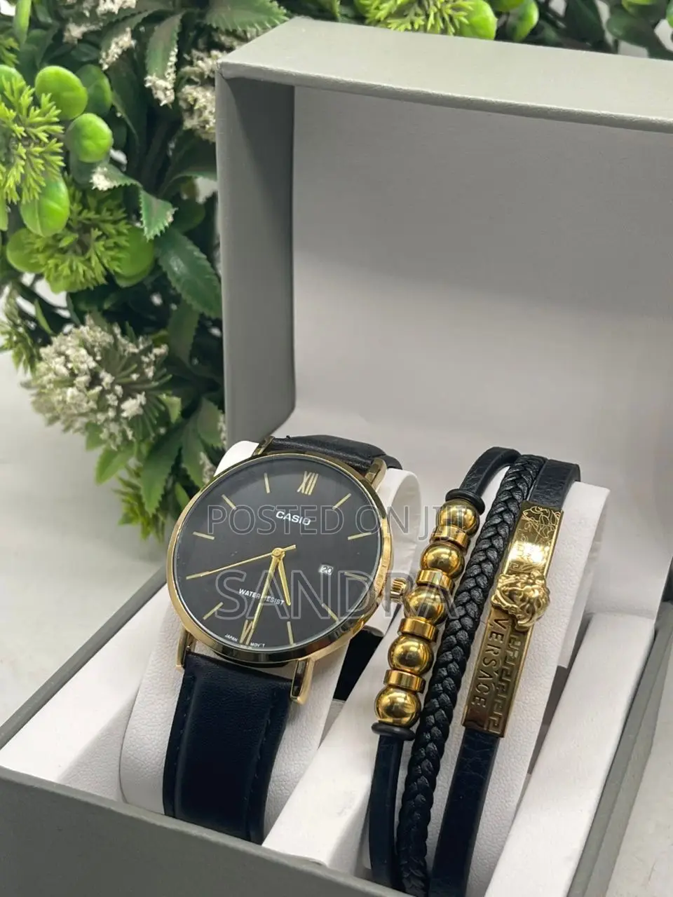 Classic Casio Watch Paired With a Stylish Bracelet