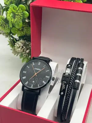 Classic Casio Watch Paired With a Stylish Bracelet