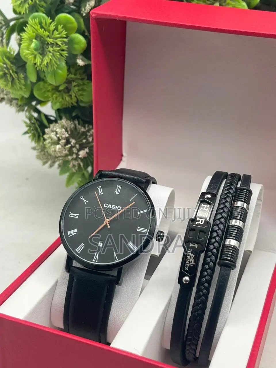 Classic Casio Watch Paired With a Stylish Bracelet