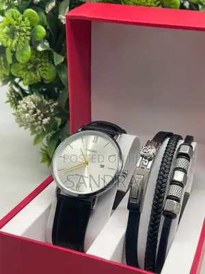 Classic Casio Watch Paired With a Stylish Bracelet