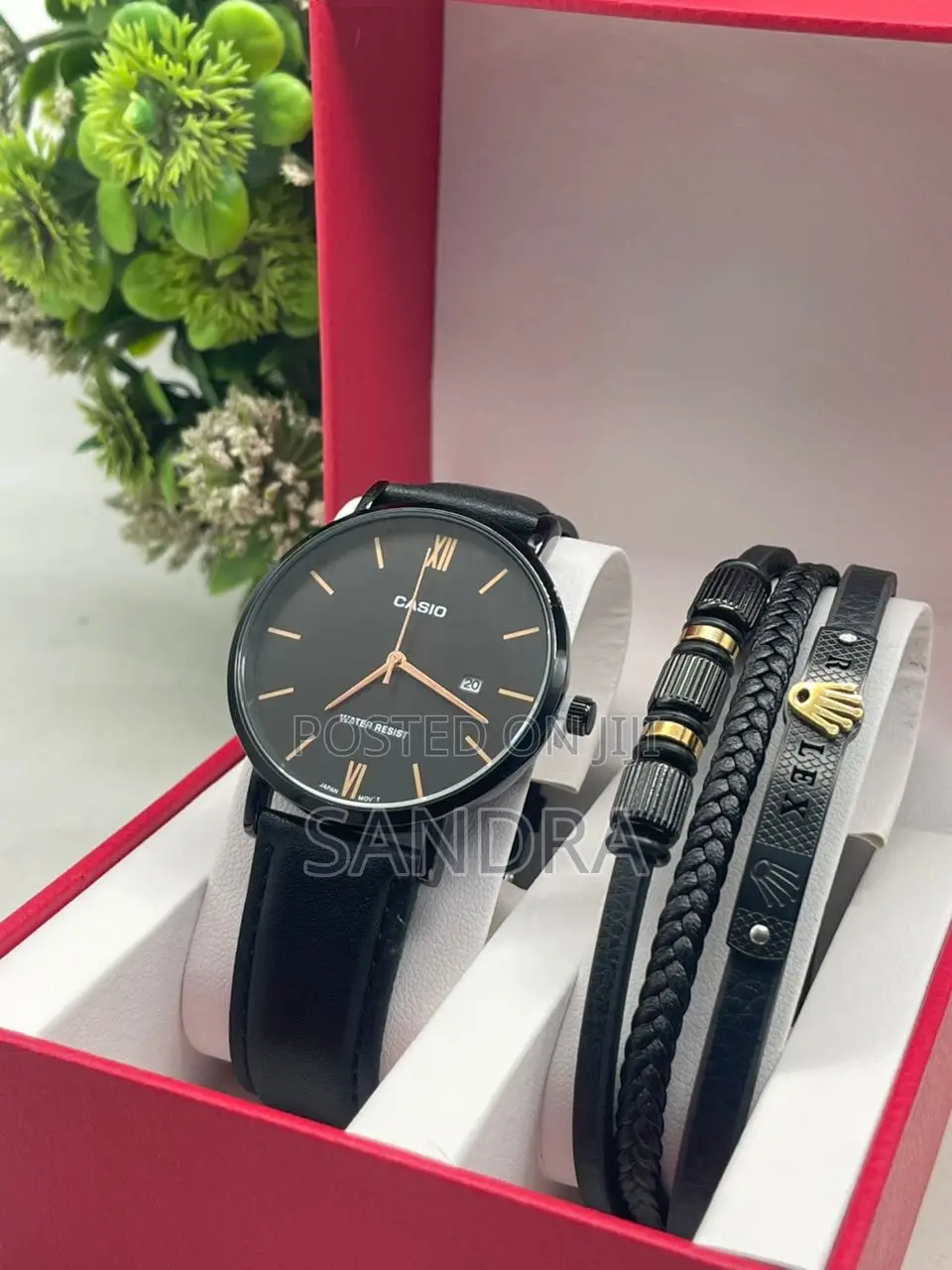 Classic Casio Watch Paired With a Stylish Bracelet