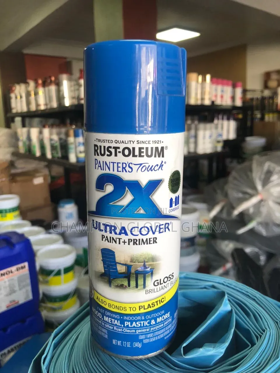 Rust-Oleum 2x Spray Paint and Primer Brilliant Gloss Blue