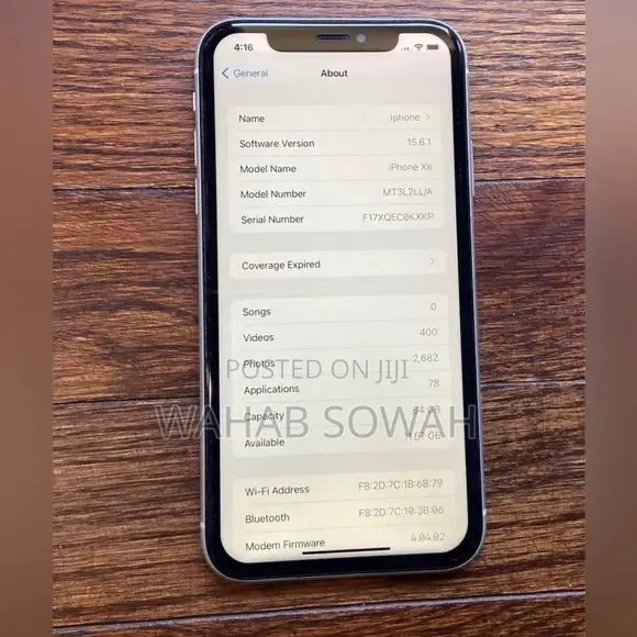 Apple iPhone XR 64 GB White