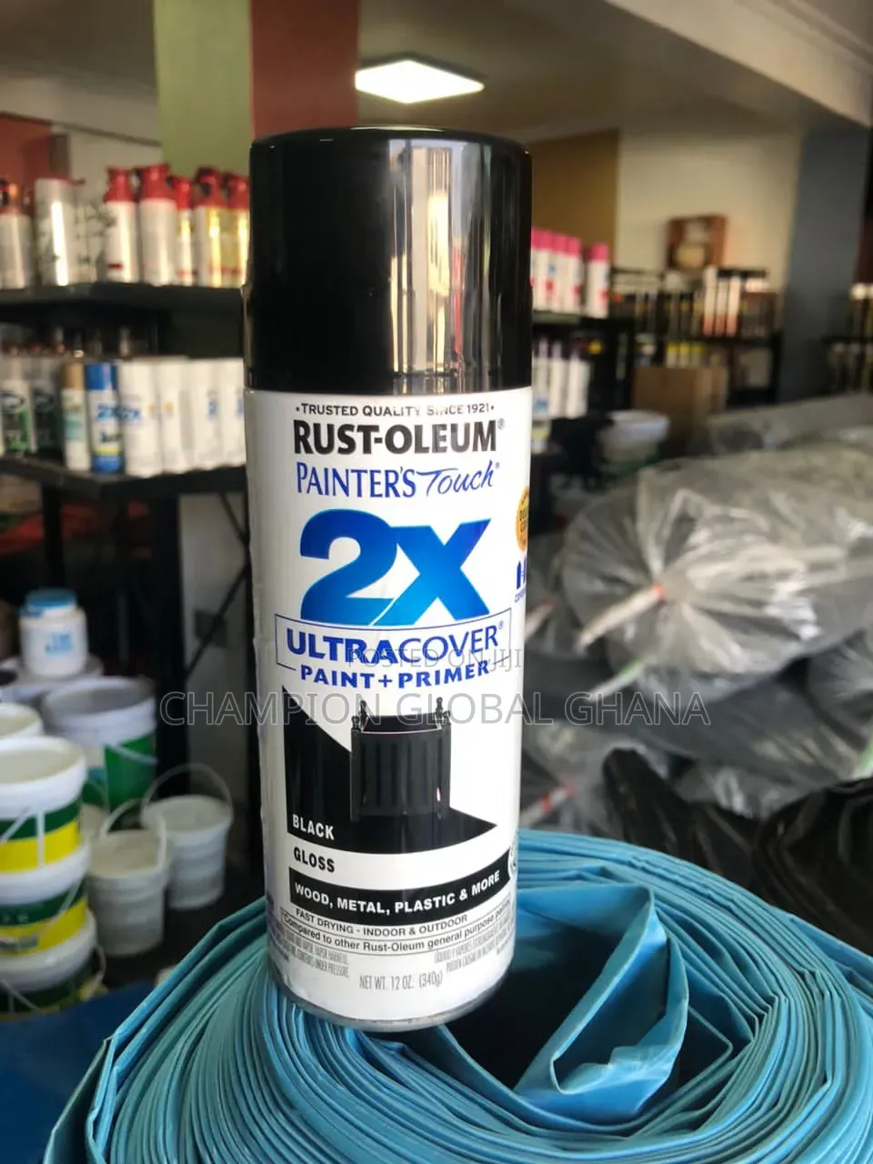 Rust-Oleum Spray Paint and Primer Gloss Black