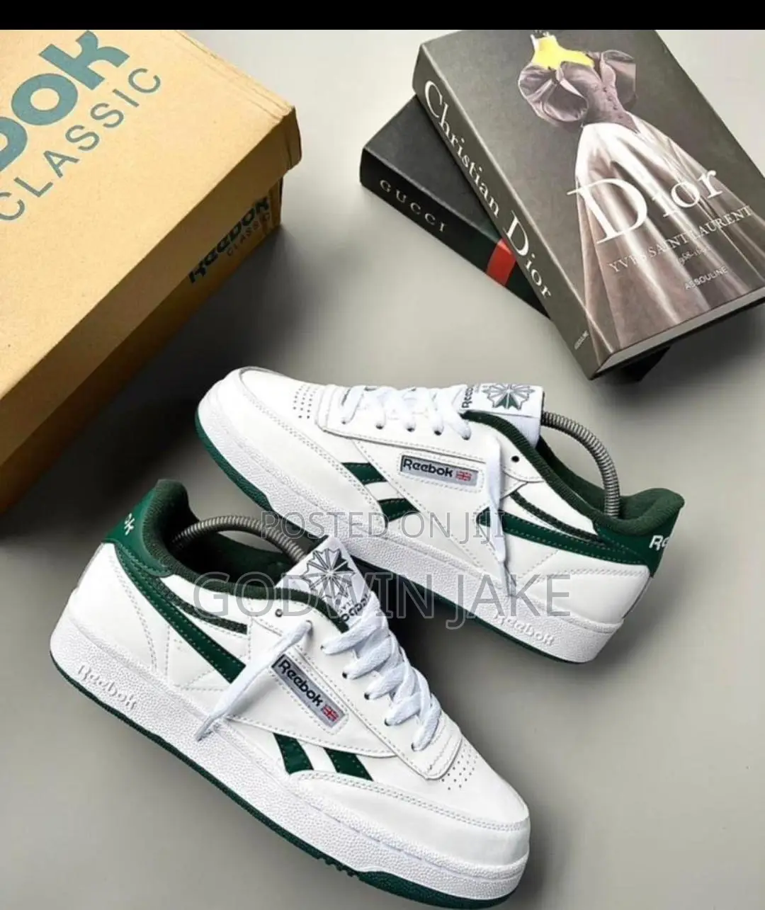 Affordable Sneakers - Reebok Club C Revenge – White/Dark Green -Unisex