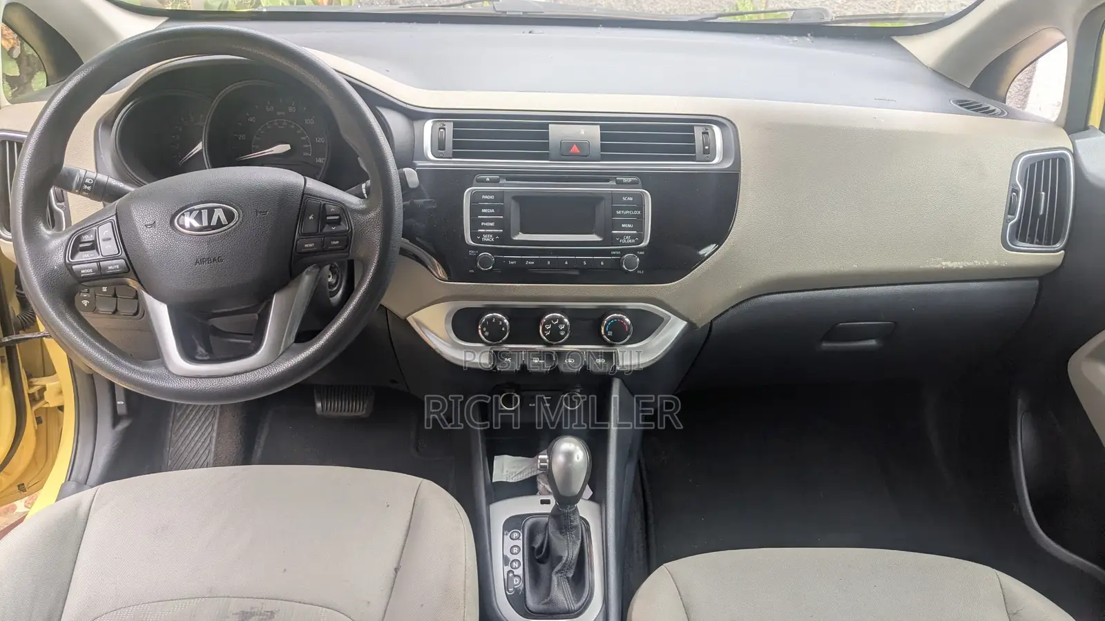 Kia Rio 2016 Yellow