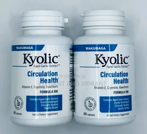 Kyolic Aged Garlic Extract Formula 106 Circulation Health 100 Capsules
