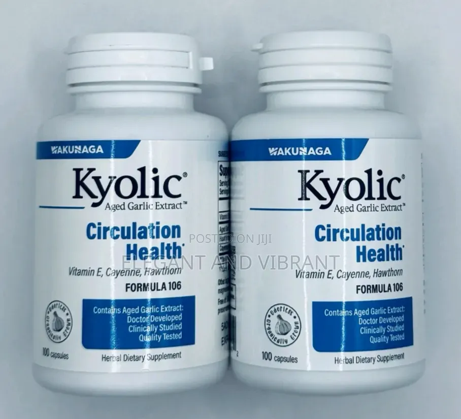 Kyolic Aged Garlic Extract Formula 106 Circulation Health 100 Capsules