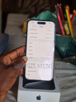 New Apple iPhone 15 128 GB Black