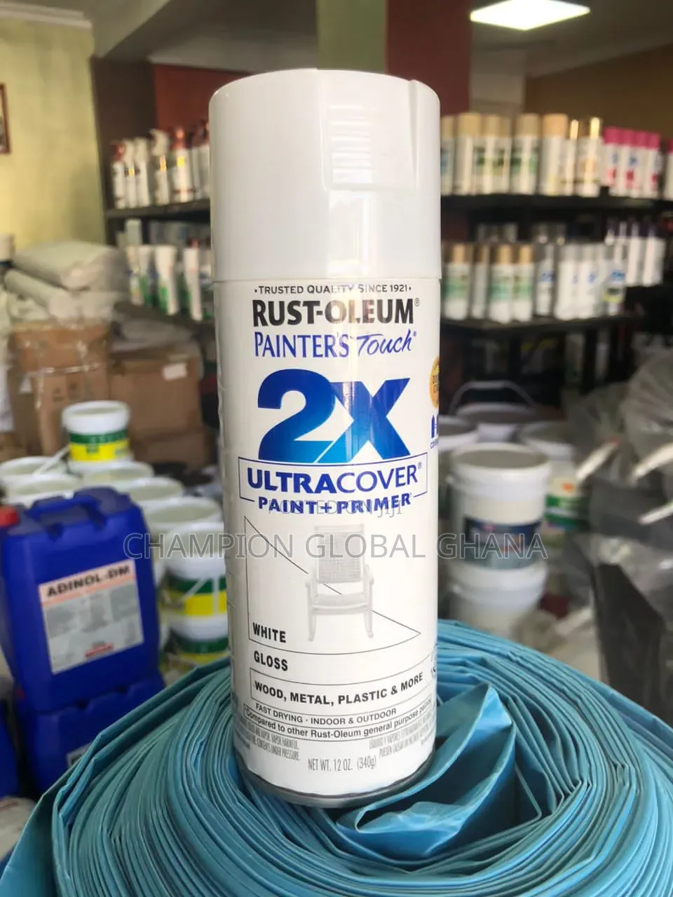 Rust-Oleum 2x Spray Paint and Primer White Gloss