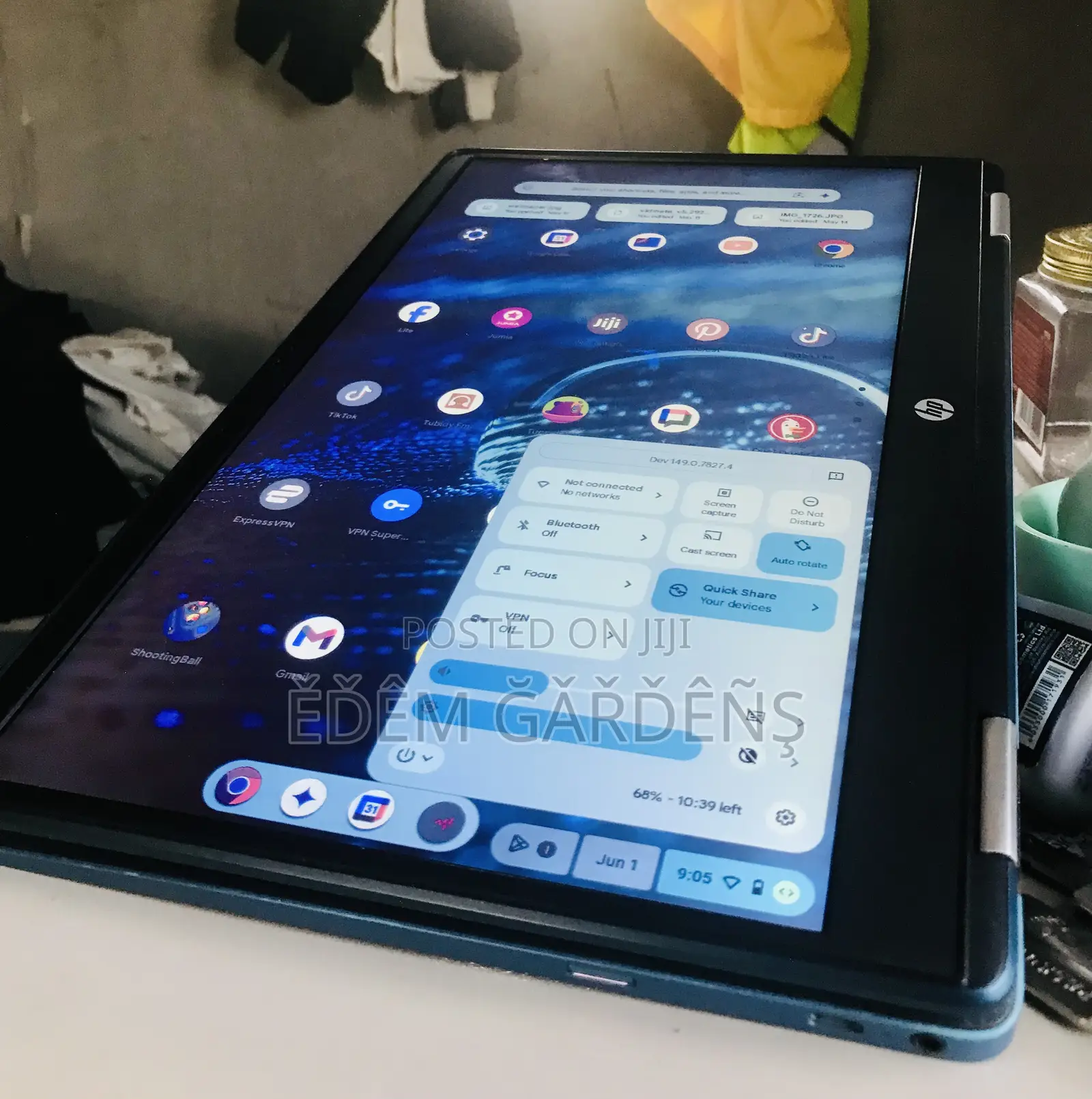 Laptop HP Chromebook X360 4GB Intel HDD+SSD 60GB