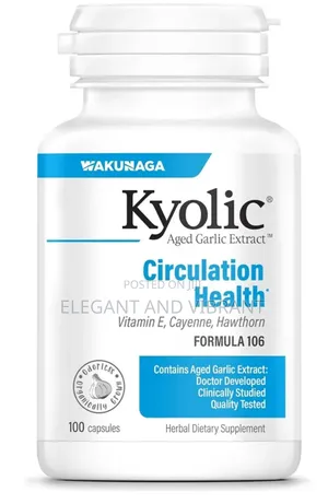 Kyolic Aged Garlic Extract Formula 106 Circulation Health 100 Capsules