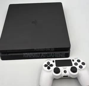 Ps4 Slim With White Controller
