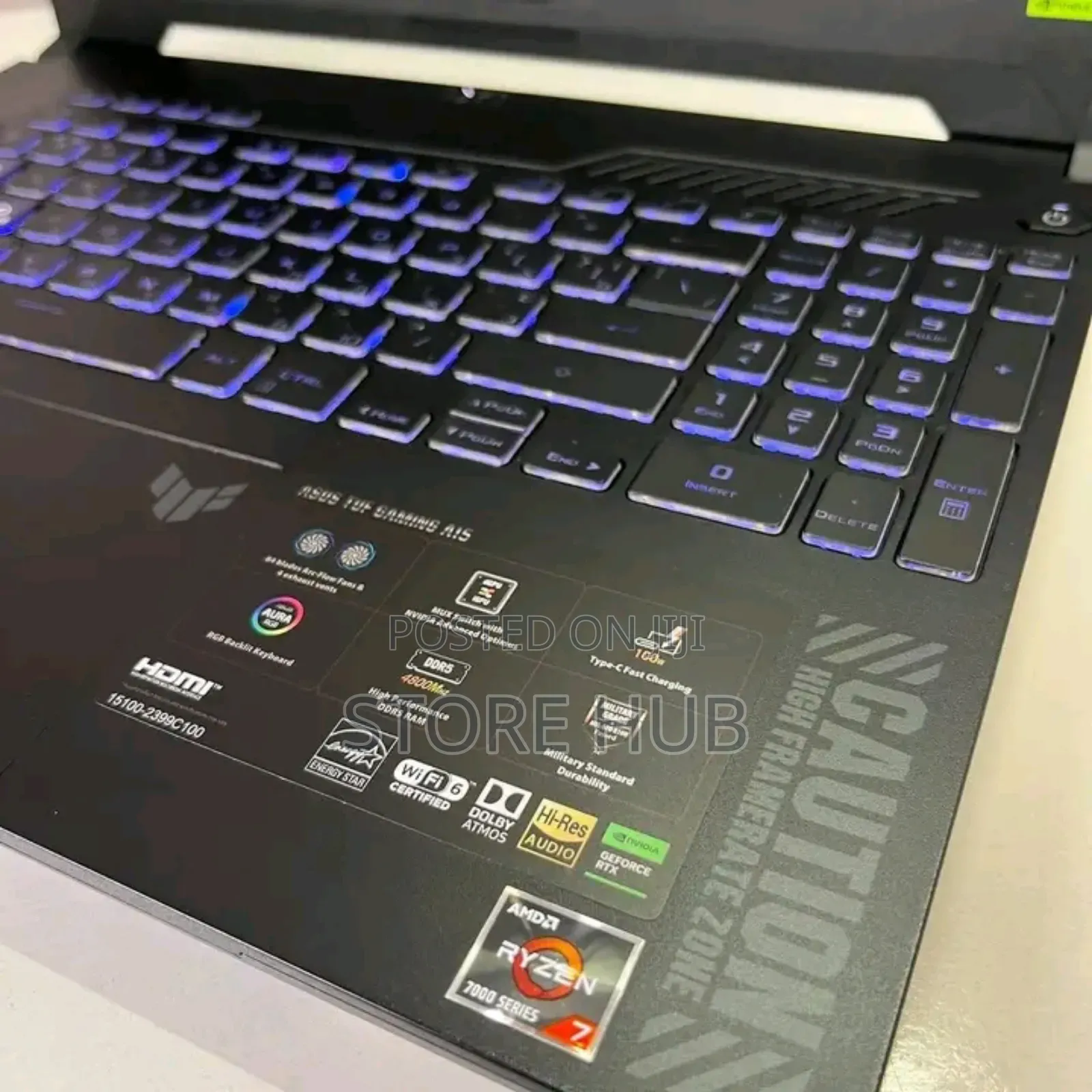 New Laptop Asus TUF Gaming A15 16GB AMD Ryzen 7 SSD 1T