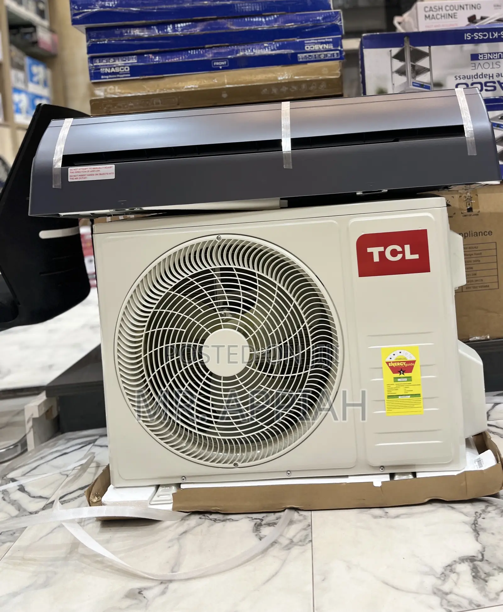 Lovely Design TCL 1.5hp Inverter Ac(Remote Control)Black 