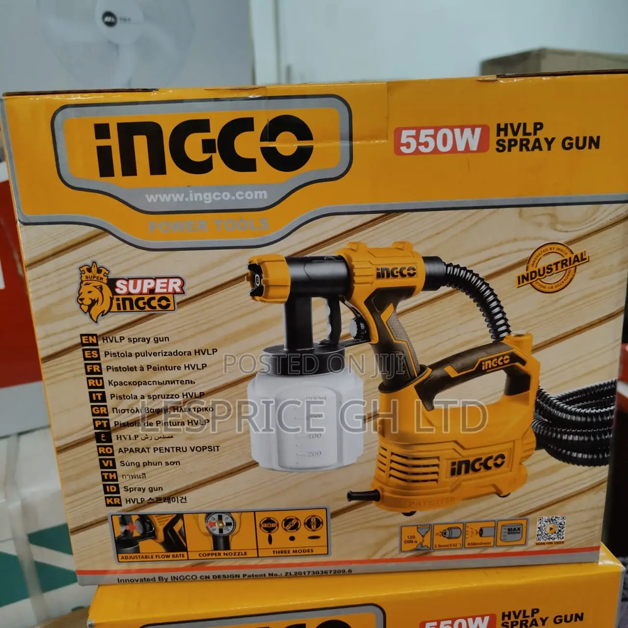 Magnificently Unique 550w Floor Based Spray Gun From Ingco