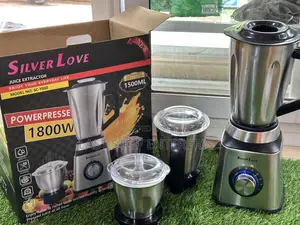 Silver Love Stainless 3 in 1 Blender