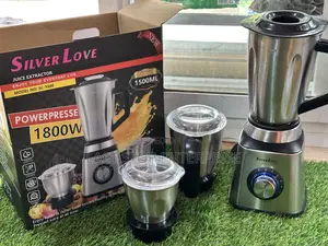 Silver Love Stainless 3 in 1 Blender