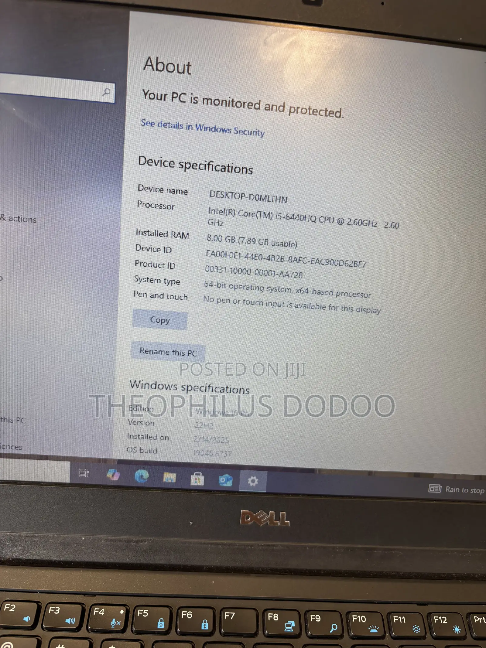 Laptop Dell Latitude 5540 8GB Intel Core i5 HDD+SSD 512GB