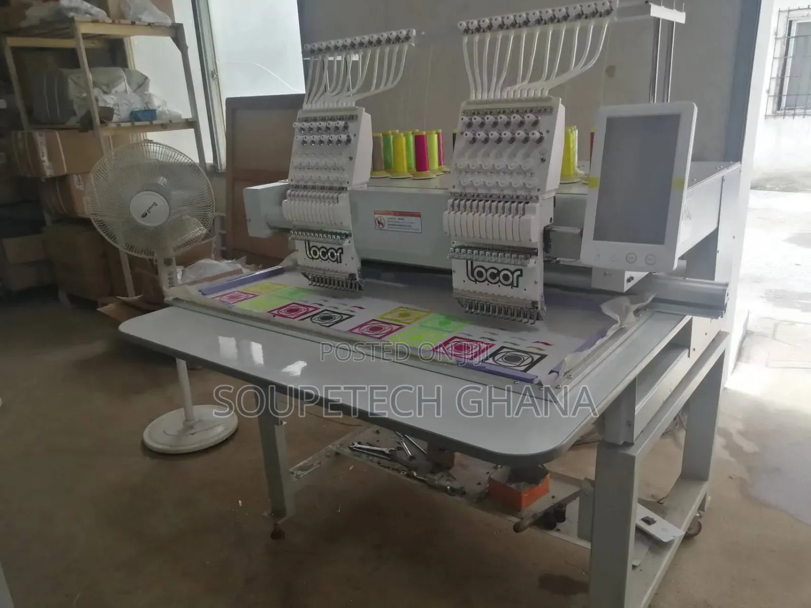 Double Head 12-Needle Embroidery Machine – High-Speed Embroidery