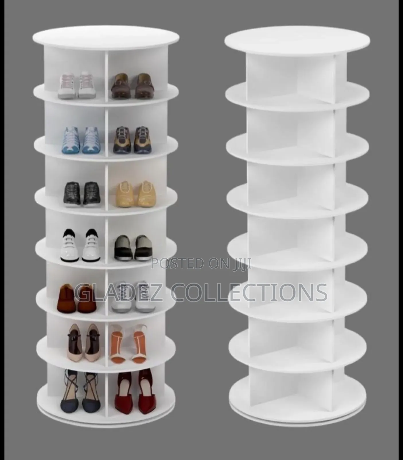 Spinning Shoe Tower Rack