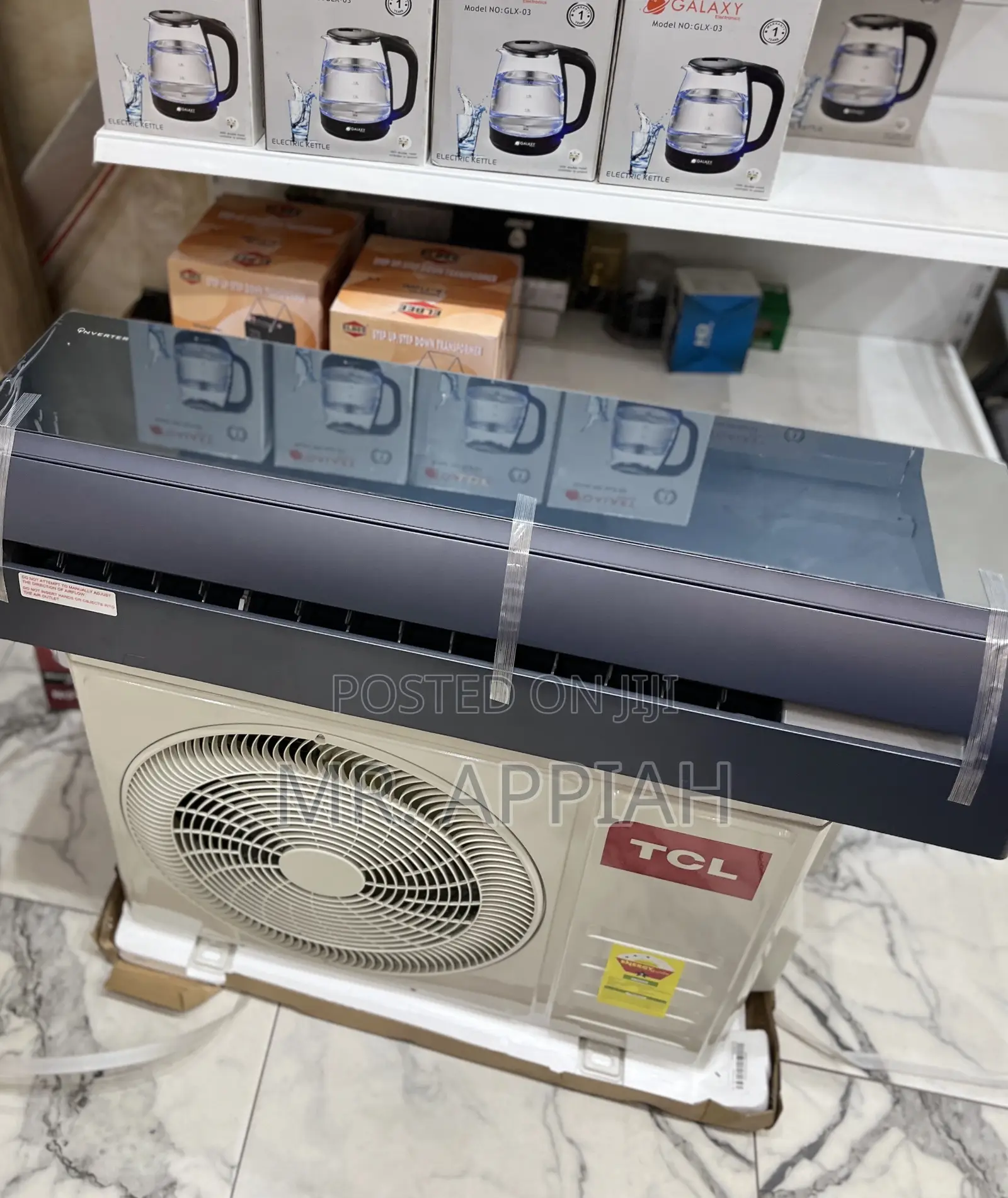 High Efficient TCL 1.5hp Inverter Ac(Black) Mirror 