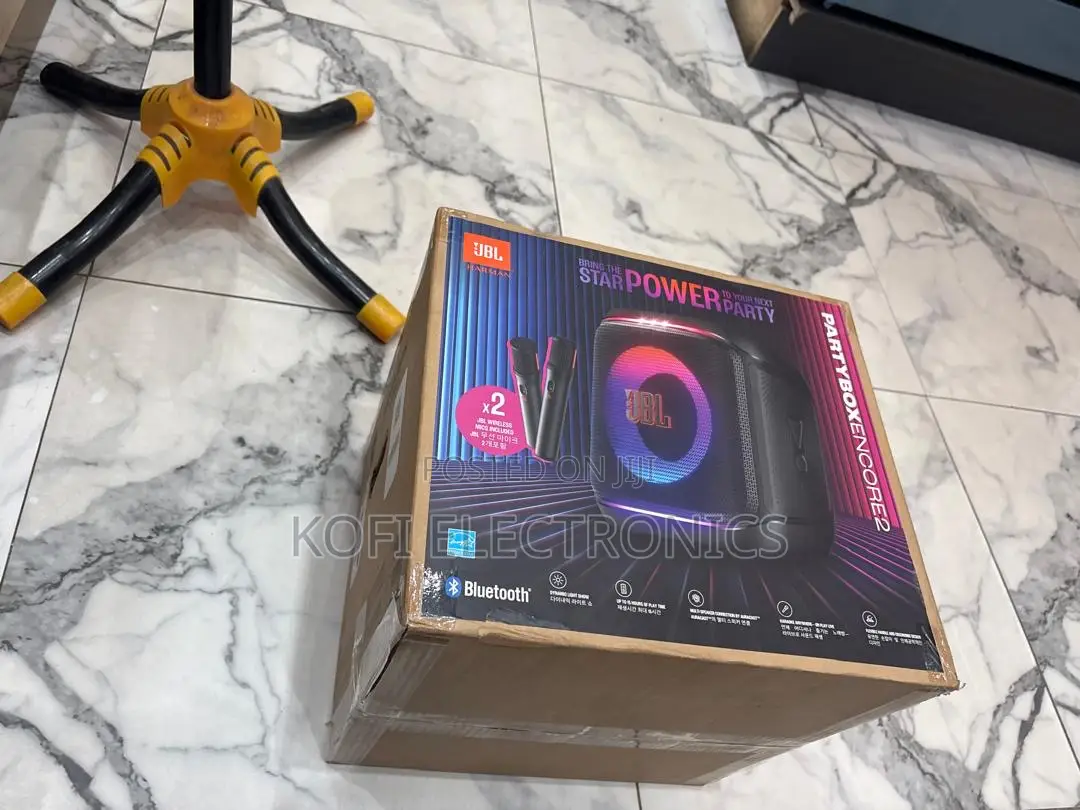 Party in Style With JBL Partybox Encore 2 Dual Microphones