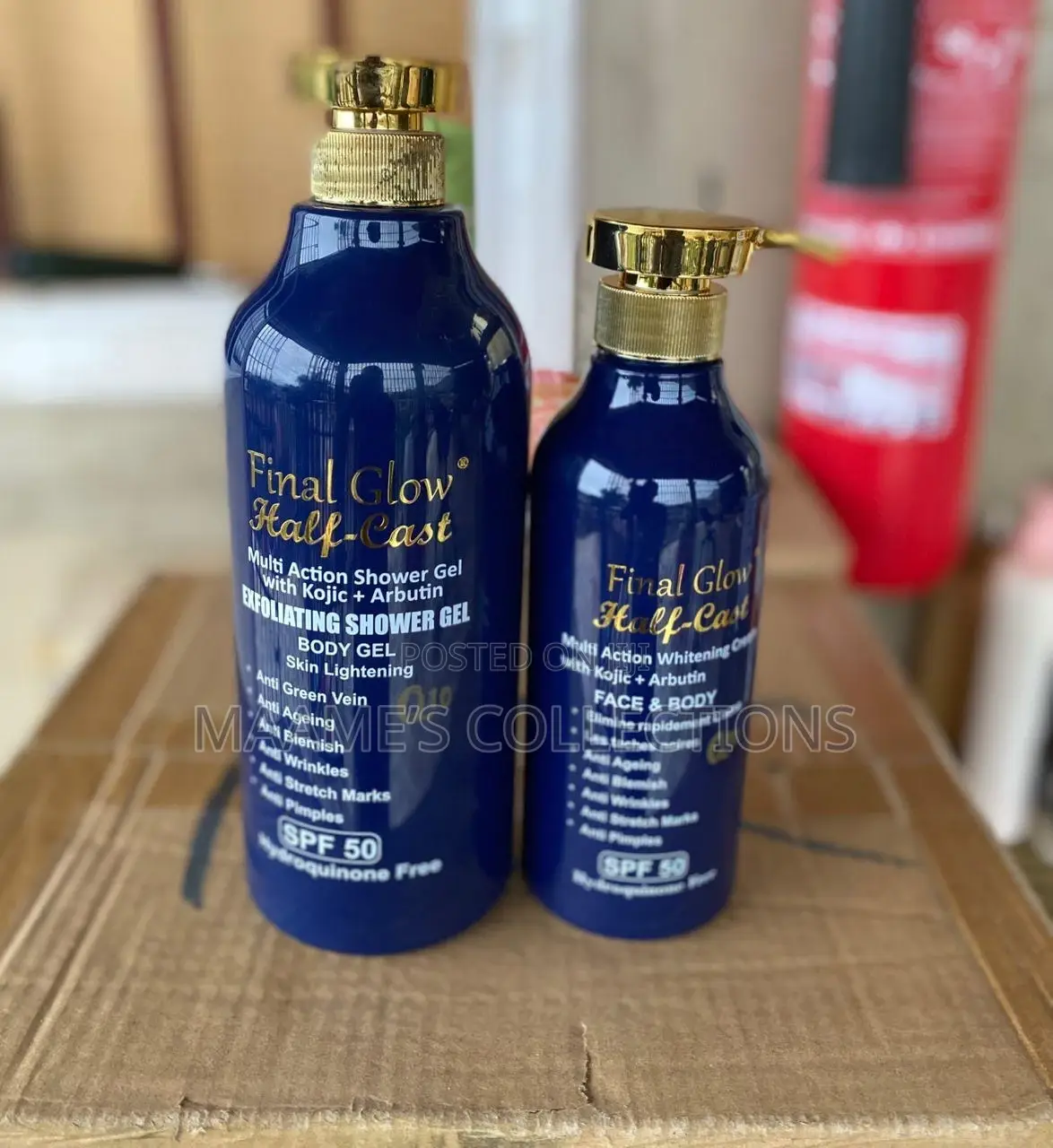 Final Glow Half-Cast Multi Action Body Shower Gel and Body Lotion