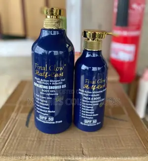 Final Glow Half-Cast Multi Action Body Shower Gel and Body Lotion