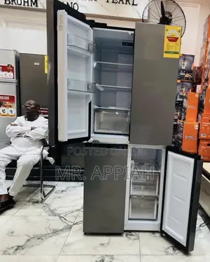 Order Affordable Nasco 4 Door Side by Side Fridge(Gray)Nasf2-400