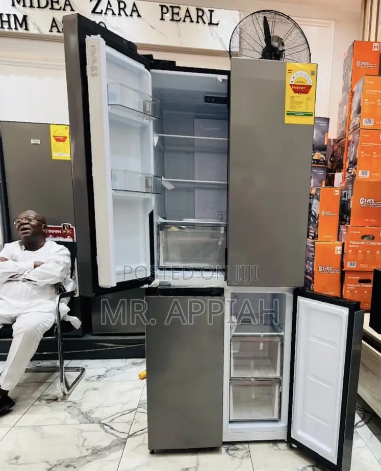 Order Authentic Nasco Side by Side Electric Fridge(Gray)Nasf2-400