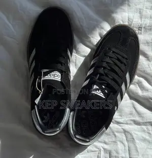 Adidas Handball Spezial Core Black Silver Stripes