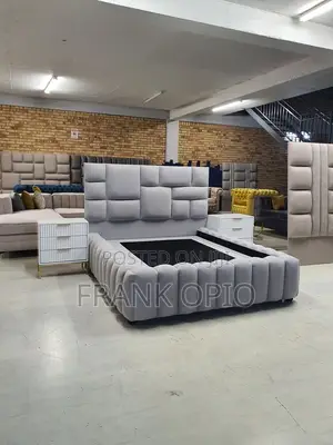 Luxury Padded Double Bed Frame