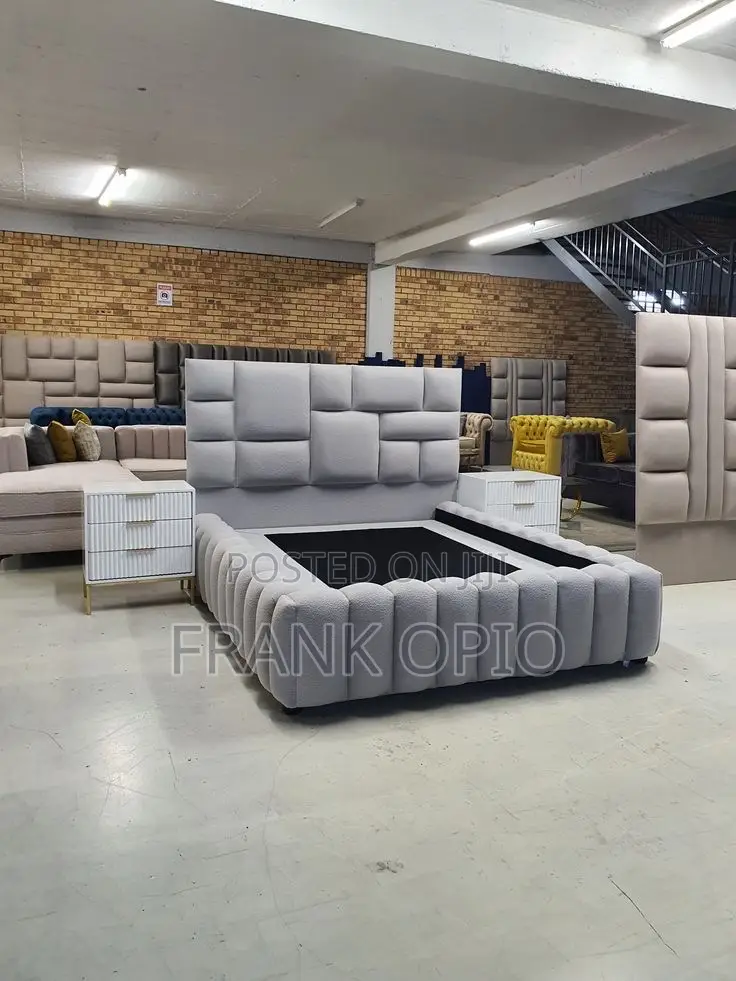 Luxury Padded Double Bed Frame
