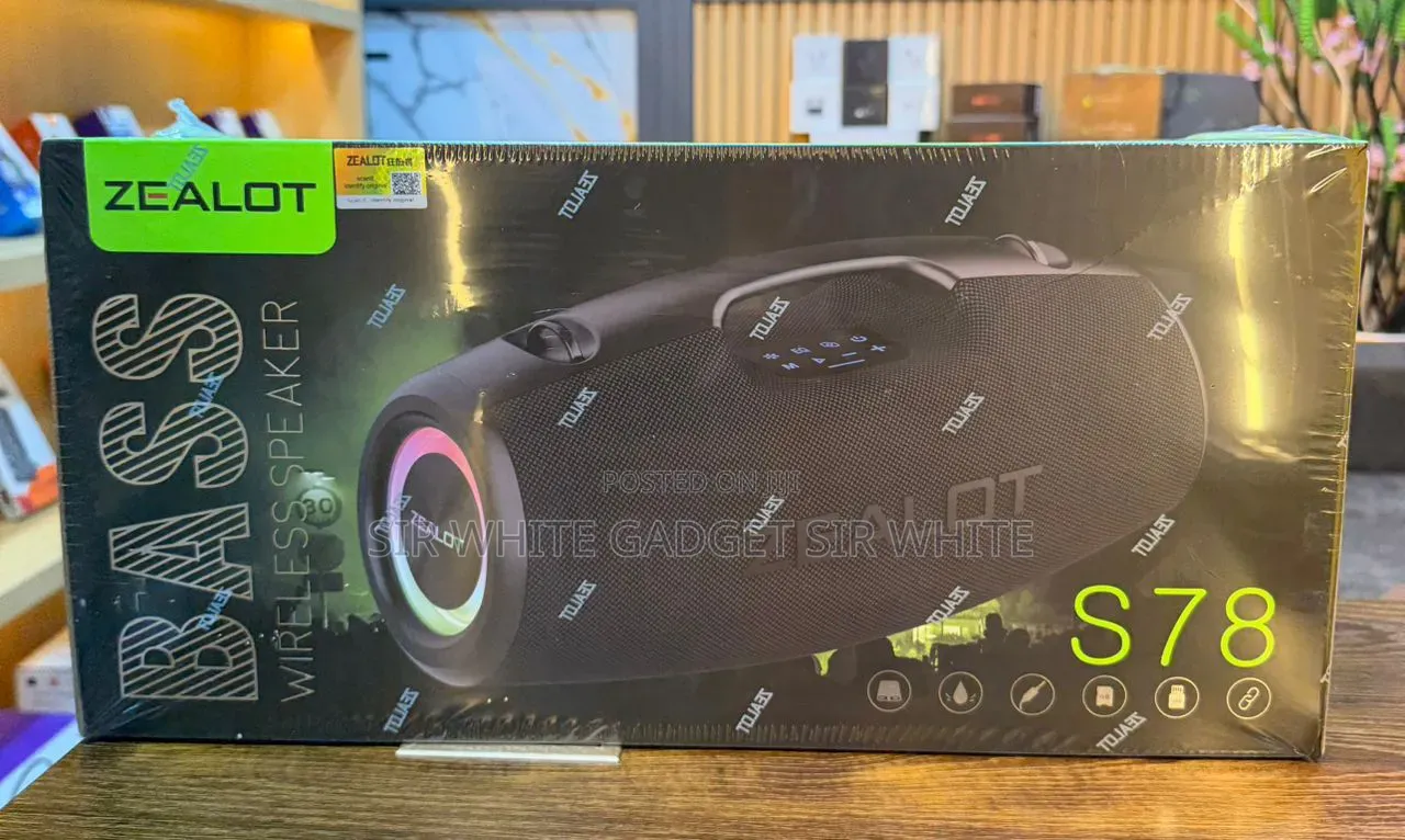 Zealot S78 Is a Heavy-Duty, Portable Bluetooth Boombox