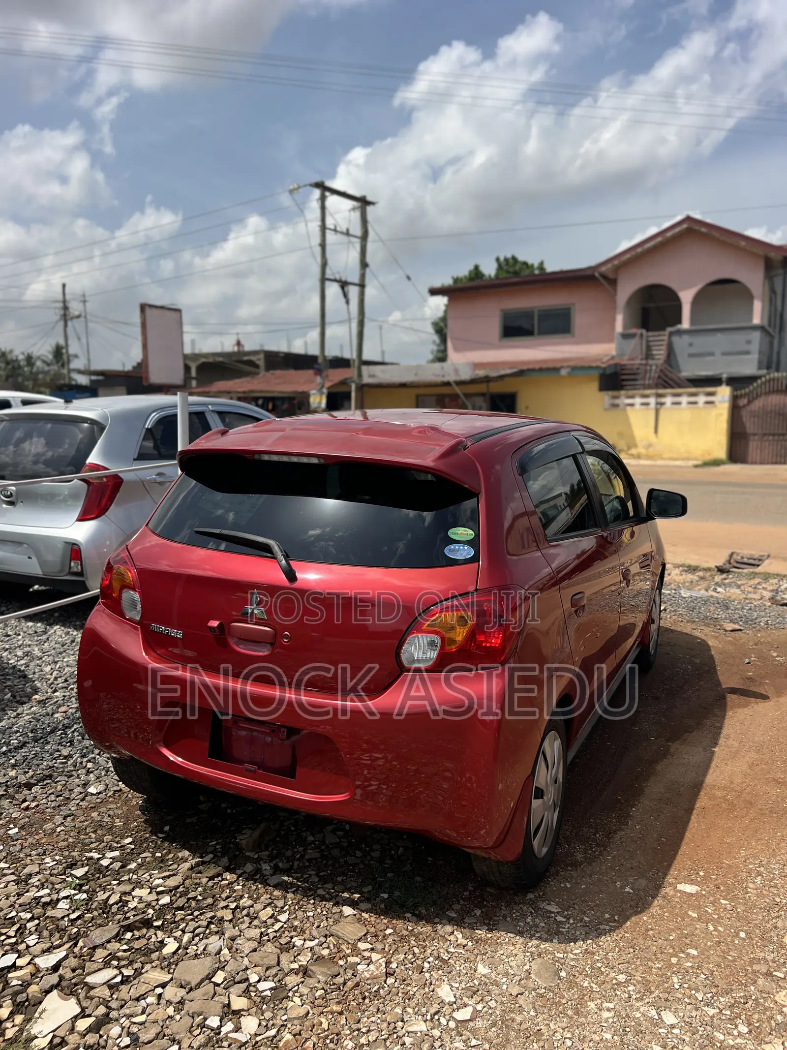 Mitsubishi Mirage ES 4dr Hatchback (1.2L 3cyl 5M) 2014 Red