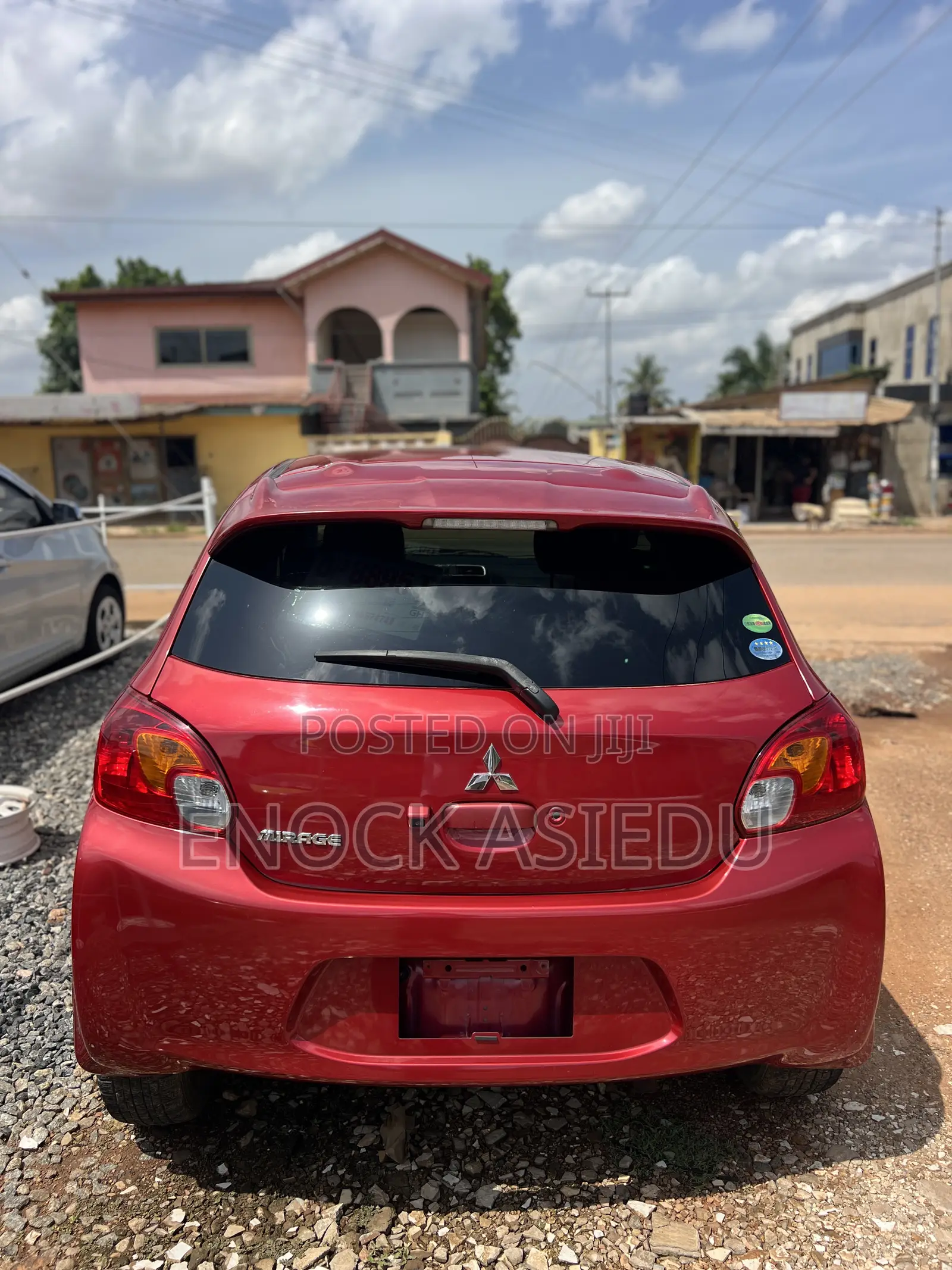 Mitsubishi Mirage ES 4dr Hatchback (1.2L 3cyl 5M) 2014 Red
