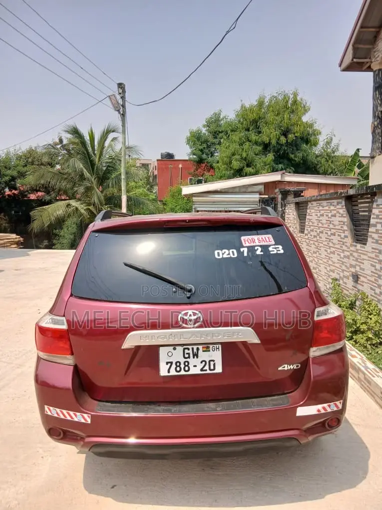 Toyota Highlander Limited 2010 Red