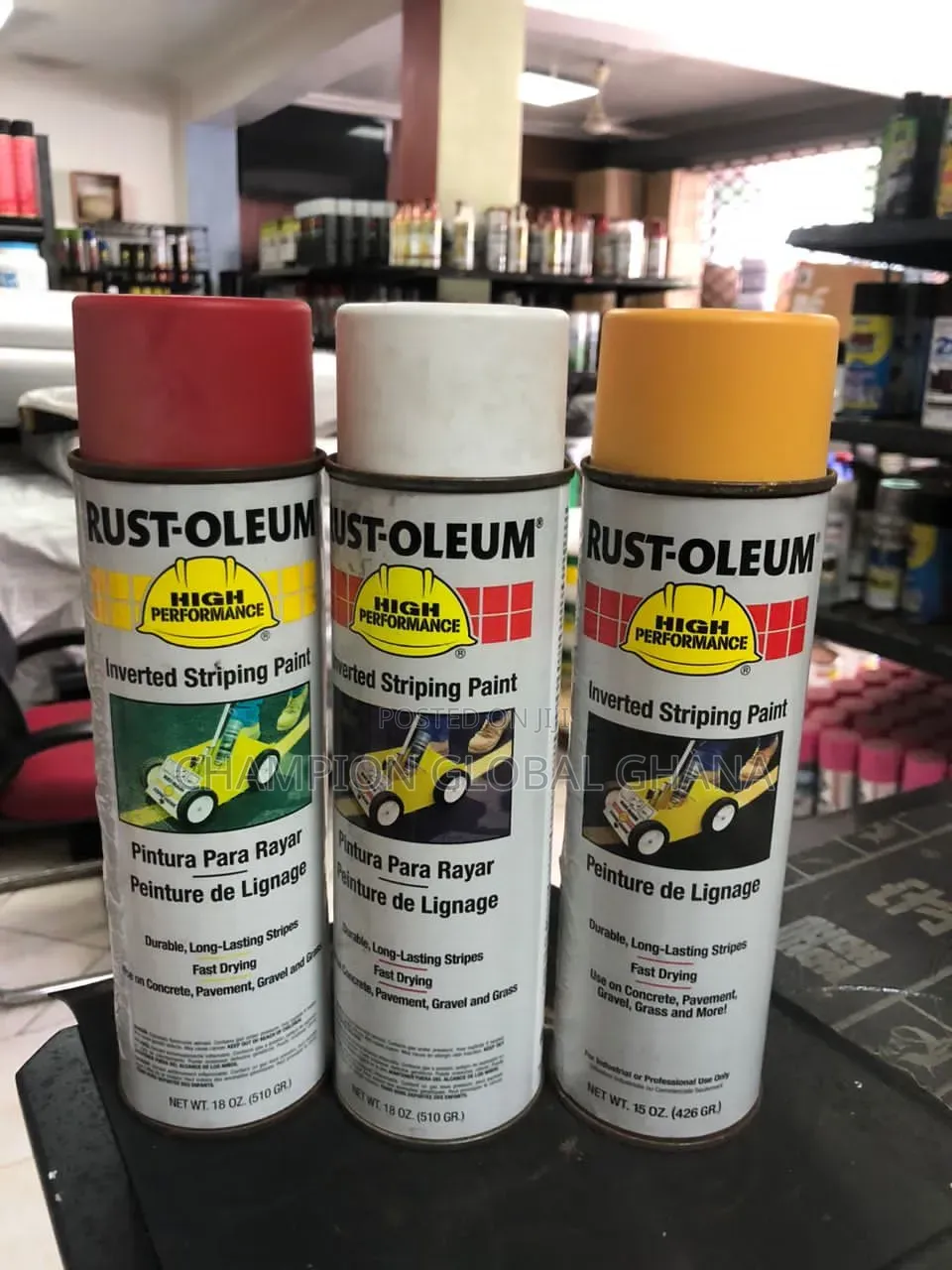 Inverted Stripping Marking Spray Paint