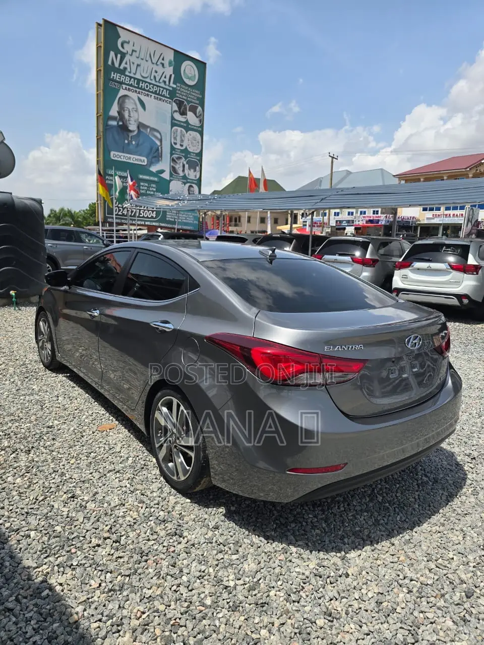 Hyundai Elantra Limited 4dr Sedan (1.8L 4cyl 6A) 2015 Gray