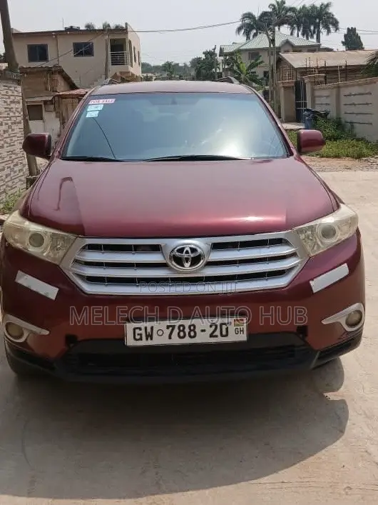 Toyota Highlander Limited 2010 Red