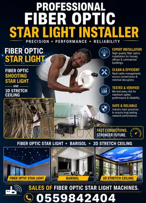 Fiber Optic Star Light and Barisol/Stretch Ceiling