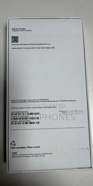 New Apple iPhone 17 Pro Max 512 GB Orange