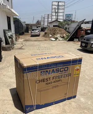 Sleek Nasco Single Door Chest Freezer(Nas400fl) Gray 