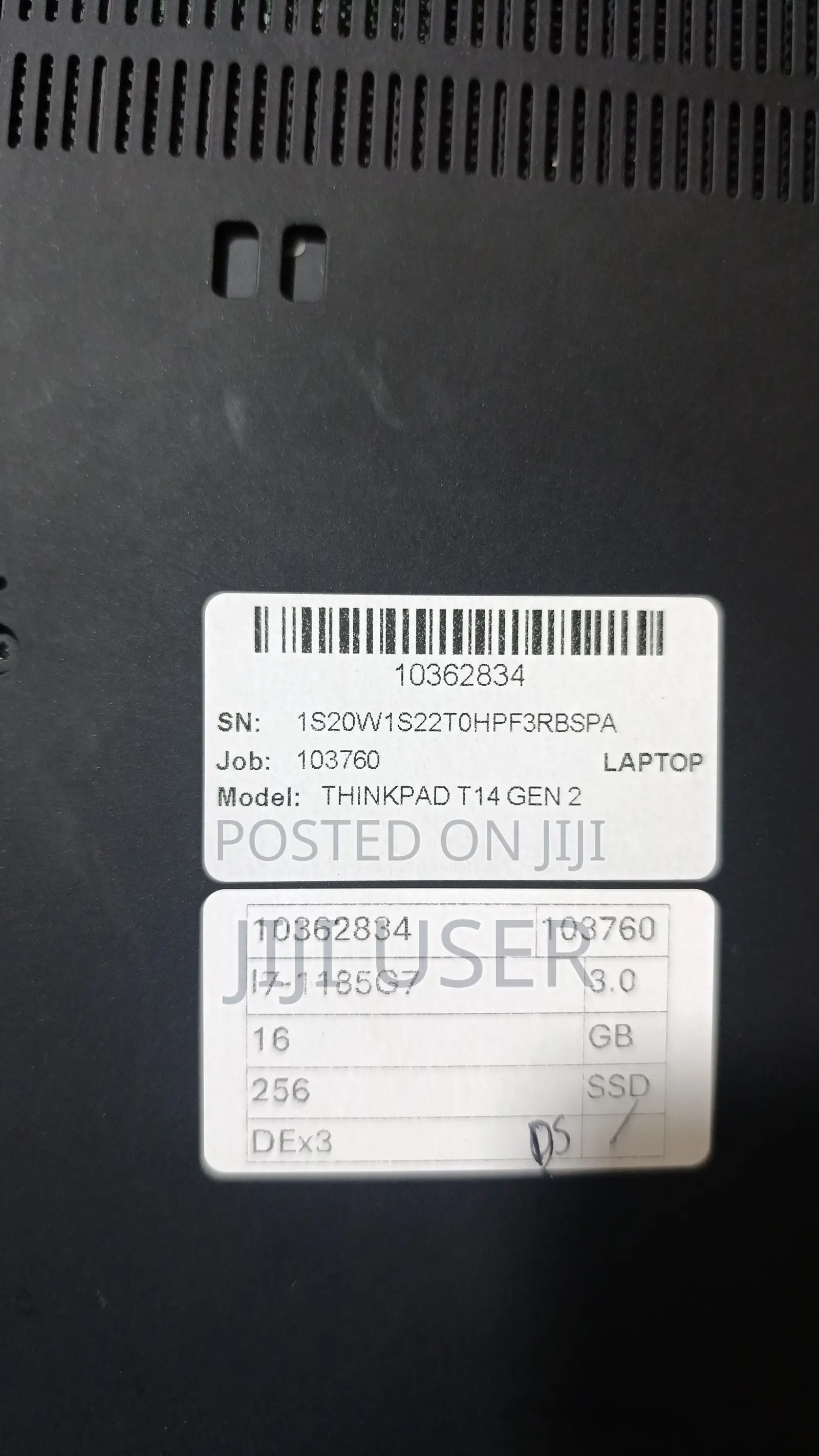 Laptop Lenovo ThinkPad T14 16GB Intel Core i7 SSD 256GB
