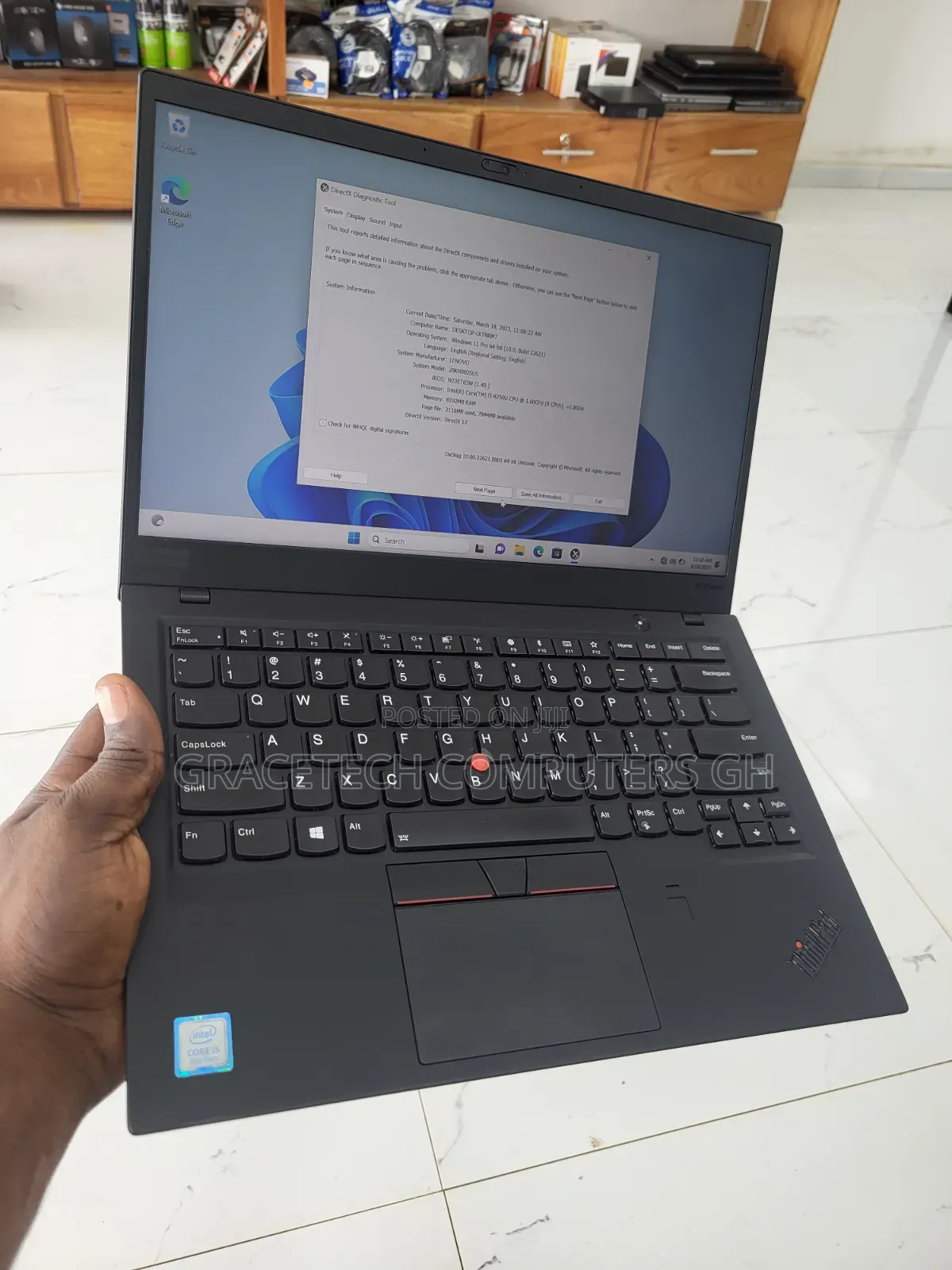 Laptop Lenovo ThinkPad X1 Carbon 8GB Intel Core i5 SSD 256GB
