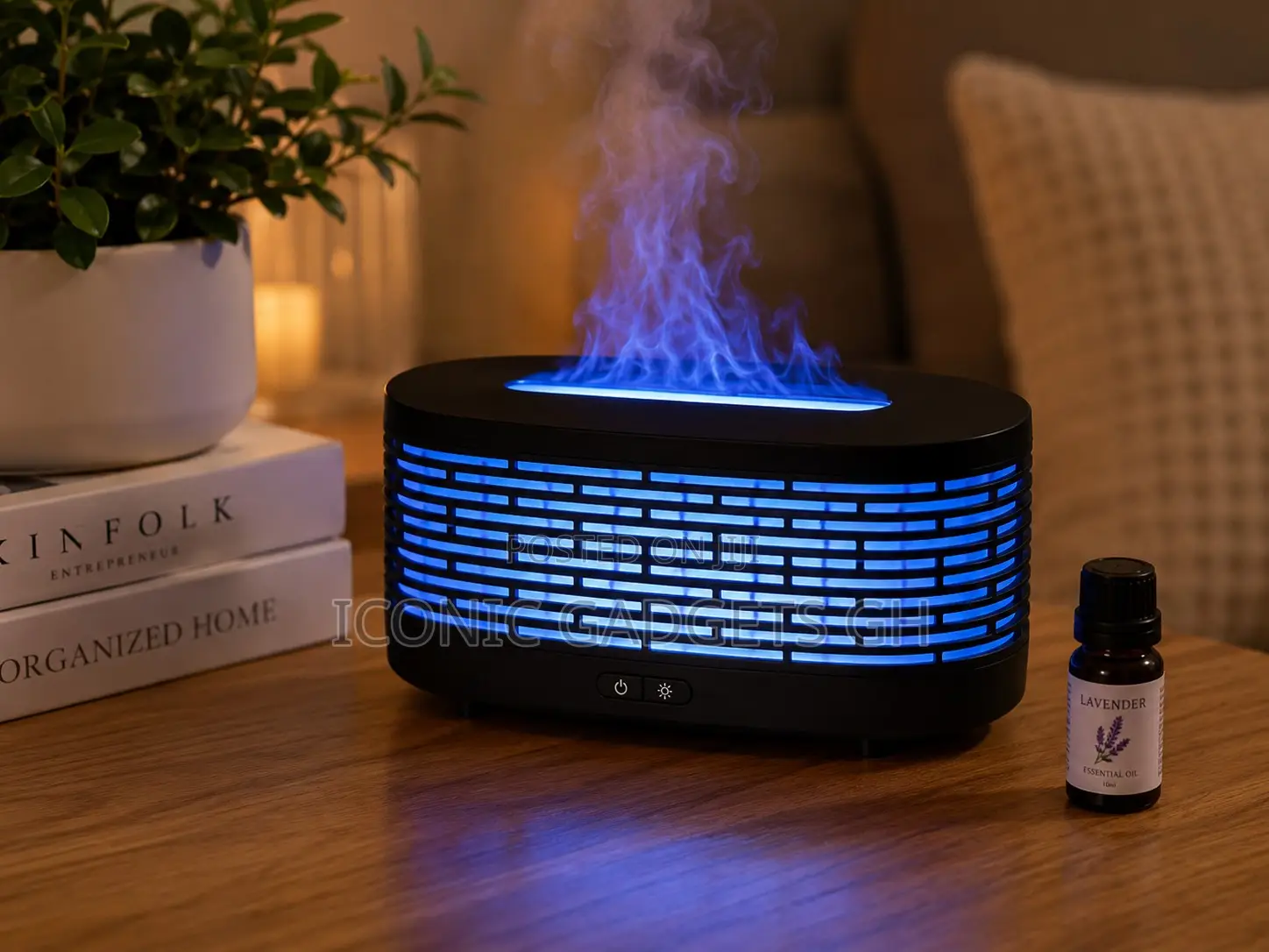 Flame Aroma Diffuser Humidifier